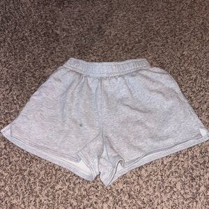 No Boundaries Light Gray Athletic Sweat Shorts